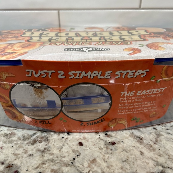 Cook's Choice XL Original Better Breader Batter Bowl All-in-One Mess Free Fish - Picture 5 of 6